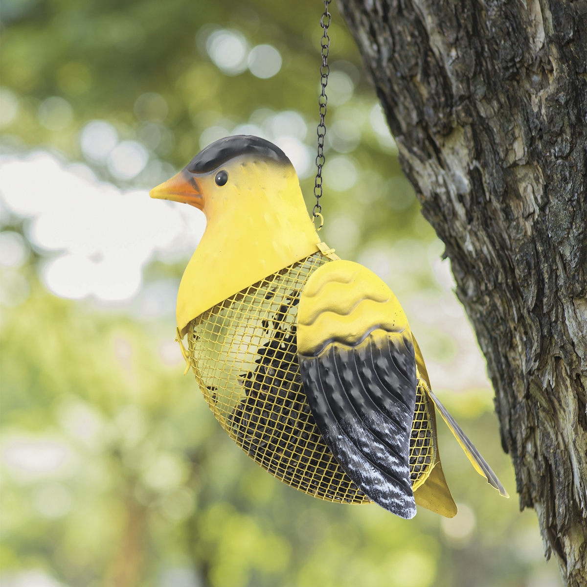 Deluxe Mesh Bird Feeder Goldfinch